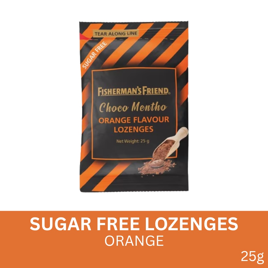 FISHERMANS FRIEND Choco Mentho Orange Lozenges