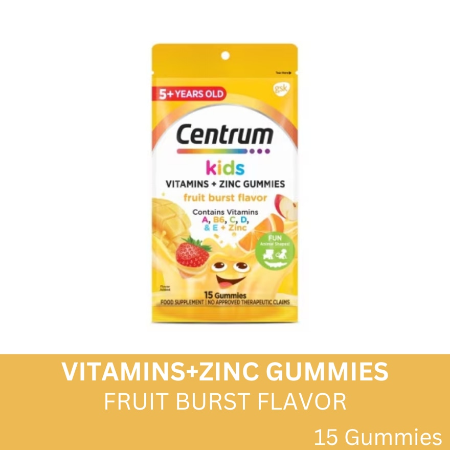 CENTRUM KIDS FRTBURST GUM X 15PK