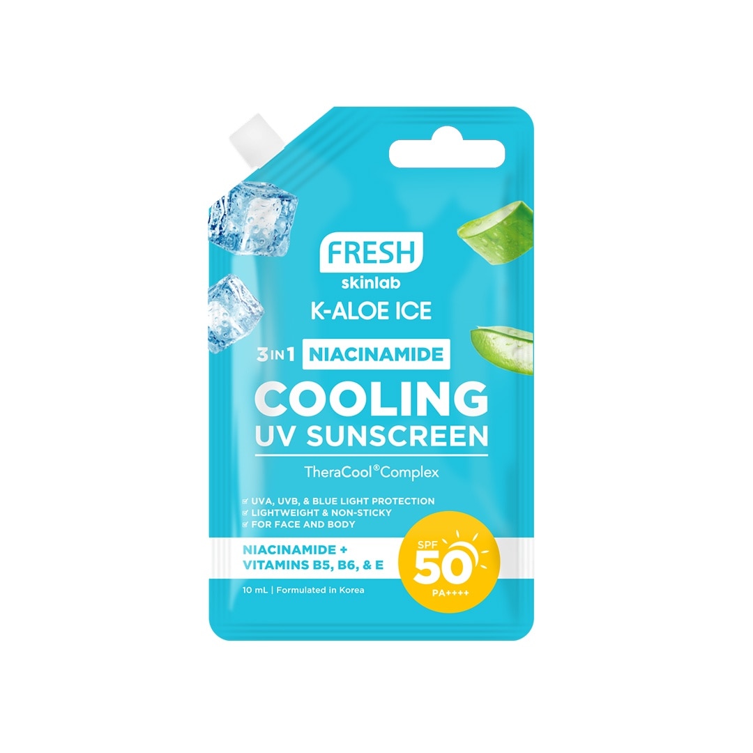 FRESH Skinlab Jeju Aloe Ice 3in1 Niacinamide Cooling UV Sunscreen 10mL