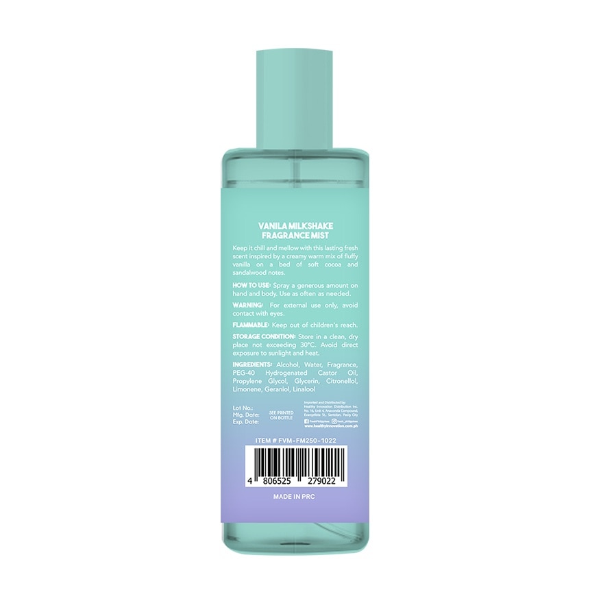 FRESH Fragrance Mist Vanilla Milkshake 250mL