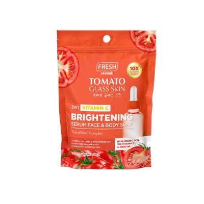 FRESH FRESH Skinlab Tomato Glass Skin 3 in 1 Vitamin C Brightening Serum Face & Body Soap 100g