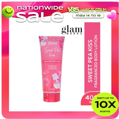 GLAMWORKS - Sweet Pea Kiss Fragrance Body Lotion 400ml