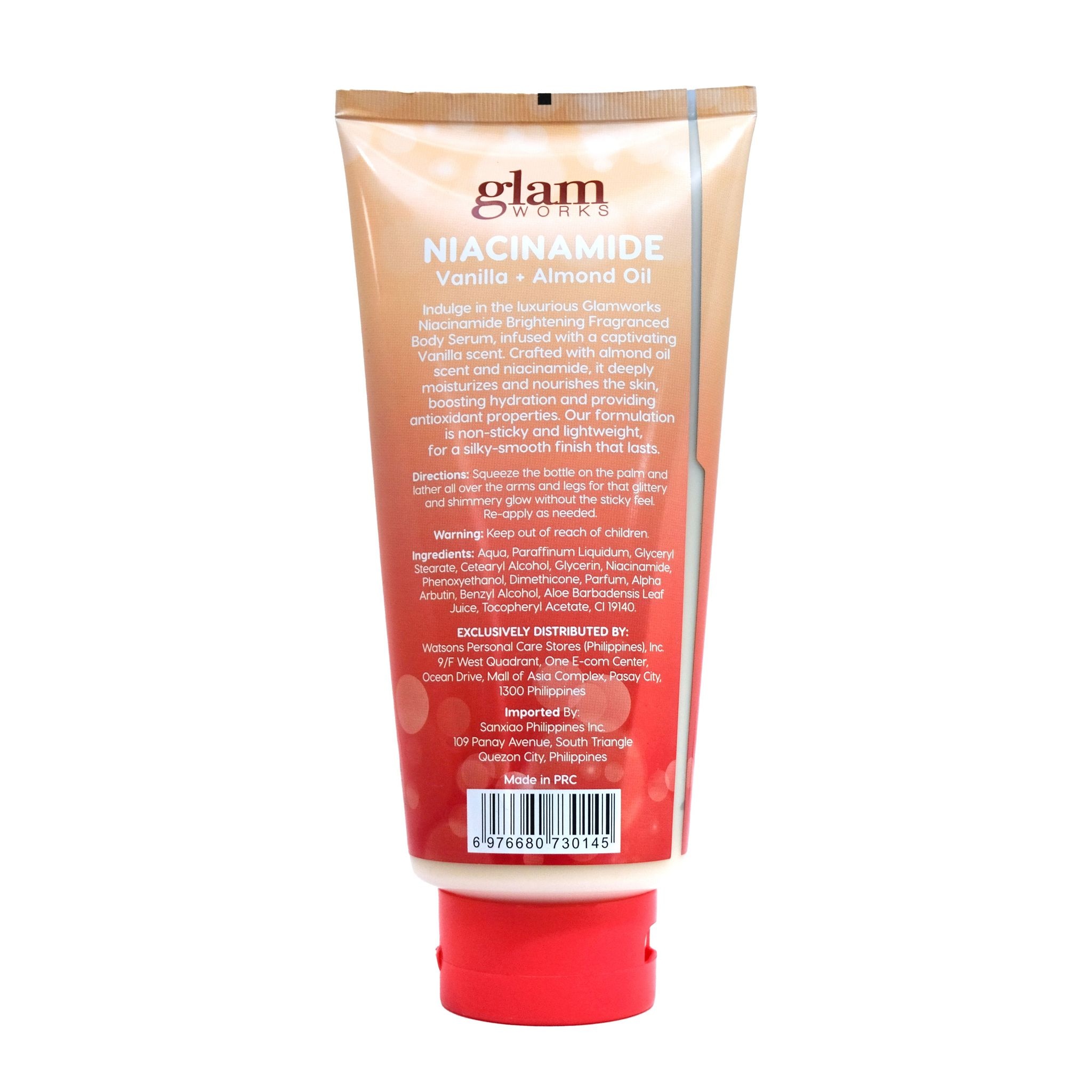 GLAMWORKS Niacinamide Brightening Fragranced Body Serum