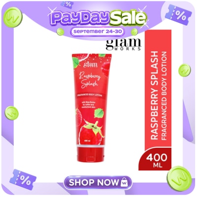 GLAMWORKS Raspberry Splash Fragrance Body Lotion 400ml image