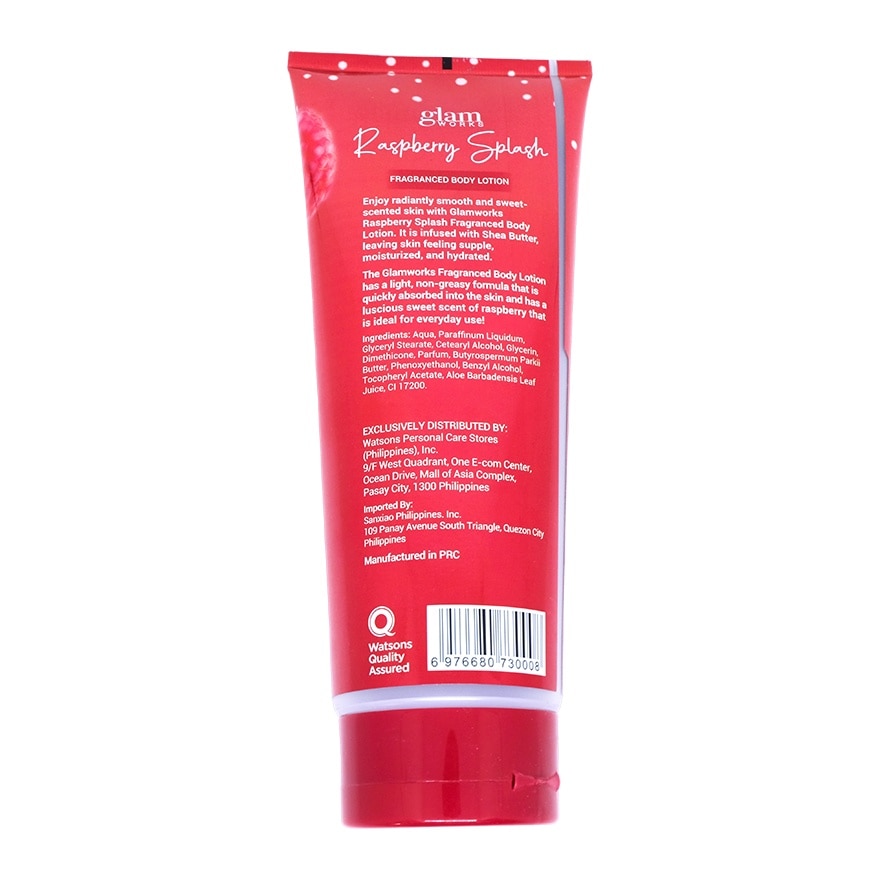 Raspberry Splash Fragrance Body Lotion 400ml
