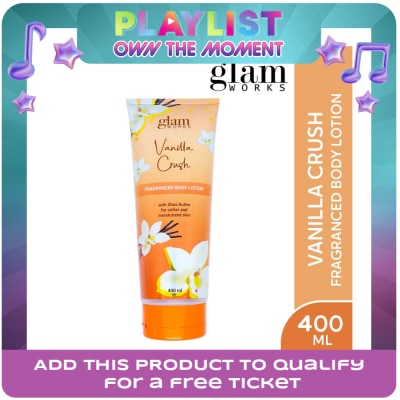 GLAMWORKS - Vanilla Crush Fragrance Body Lotion 400ml