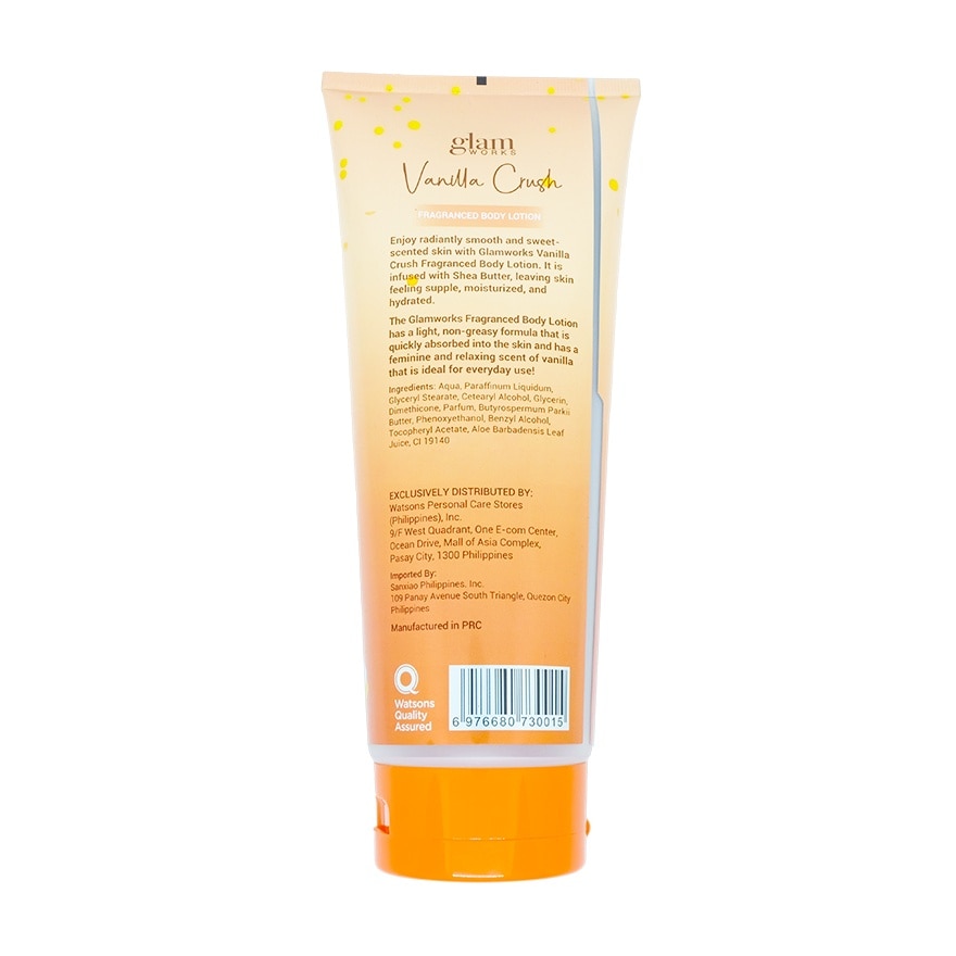 Vanilla Crush Fragrance Body Lotion 400ml