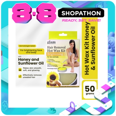GLAMWORKS - Hot Wax Kit Honey & Sunflower Oil 50g image