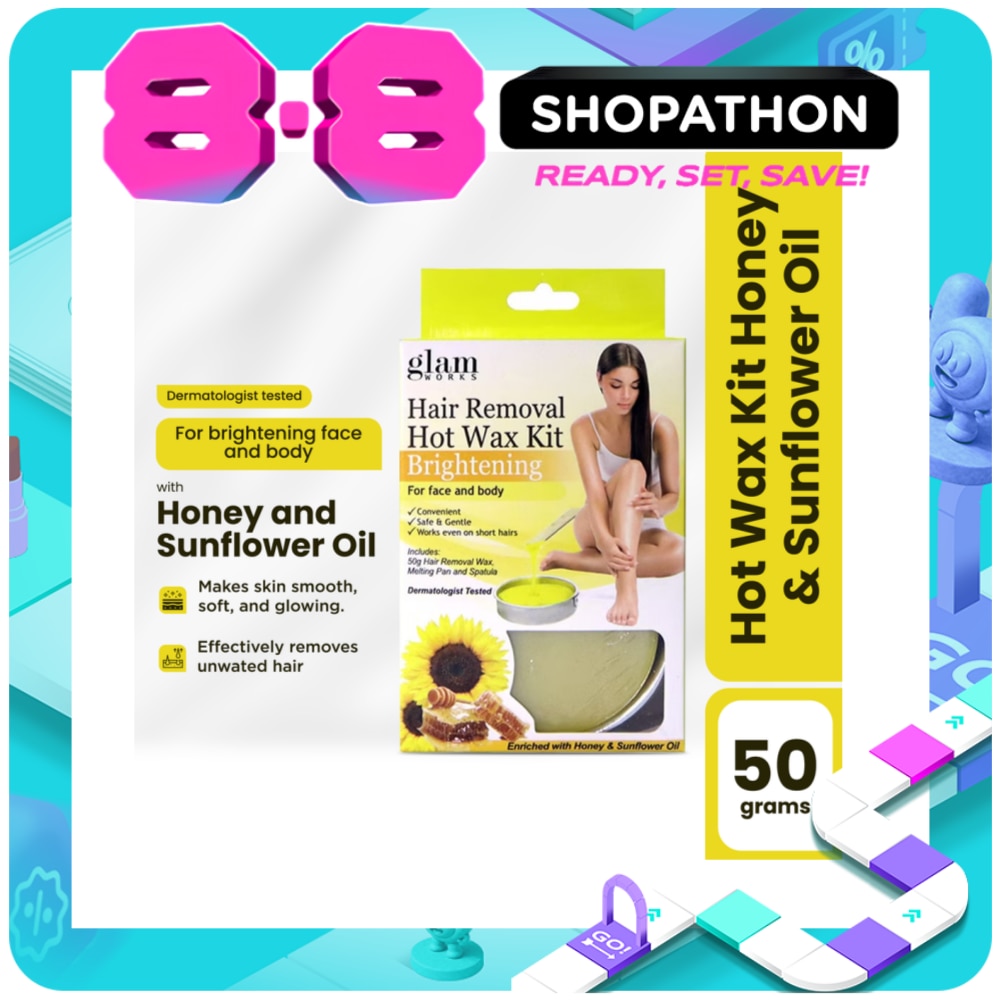 Hot Wax Kit Honey & Sunflower Oil 50g image