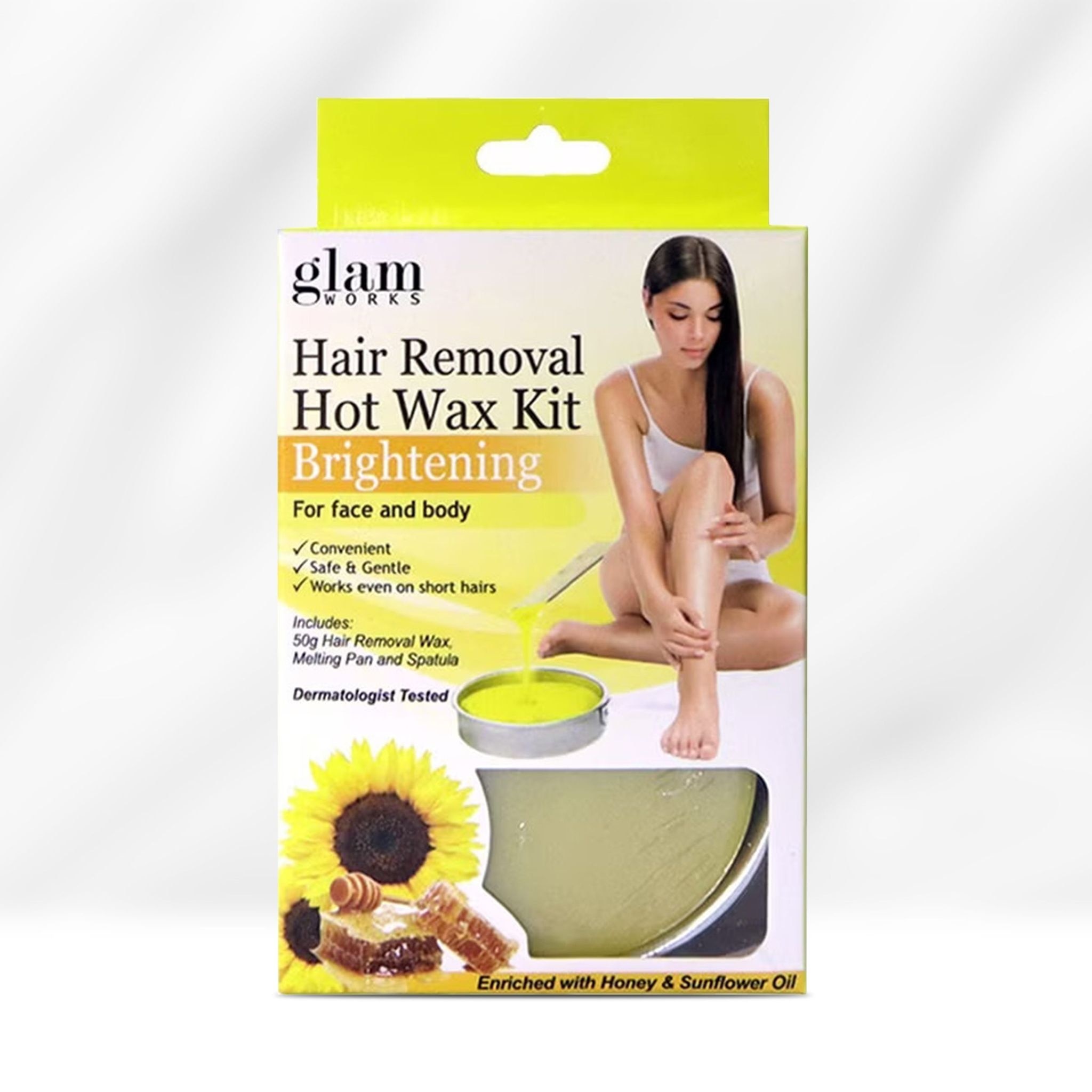 Hot Wax Kit Honey & Sunflower Oil 50g