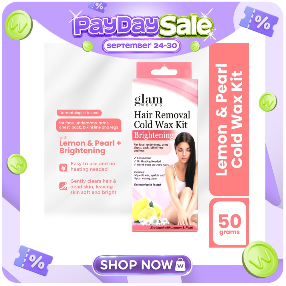 Hair Removal Cold Wax Lemon & Pearl 50g image