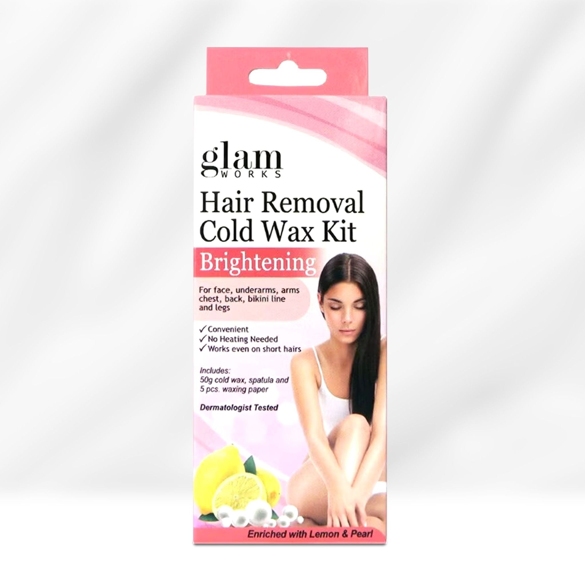Hair Removal Cold Wax Lemon & Pearl 50g