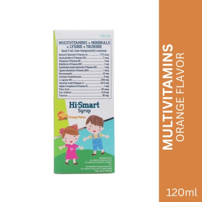HI SMART HI SMART Orange Syrup 120ml