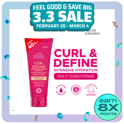 LUXE ORGANIX Curl Define Intensive Hydration Daily Conditioner 210ml