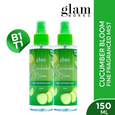 GLAMWORKS - Cucumber Bloom Fine Fragrance Mist 150ml