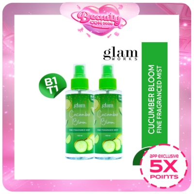 GLAMWORKS - Cucumber Bloom Fine Fragrance Mist 150ml