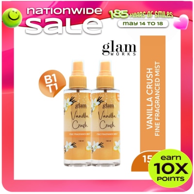GLAMWORKS - Vanilla Crush Fine Fragrance Mist 150ml