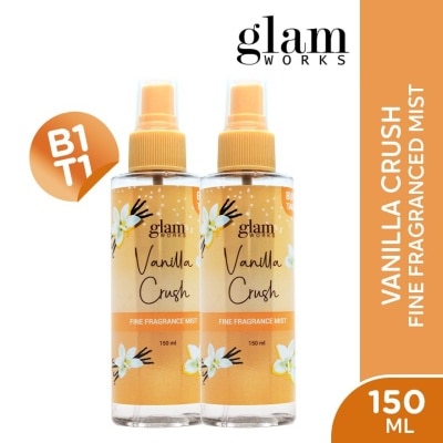 GLAMWORKS Vanilla Crush Fine Fragrance Mist 150ml