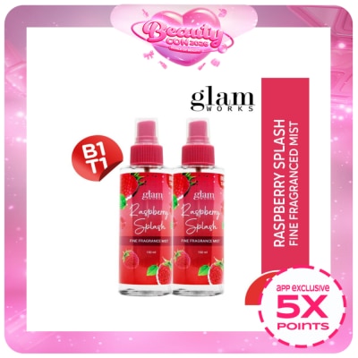 GLAMWORKS - Raspberry Splash Fine Fragrance Mist 150ml