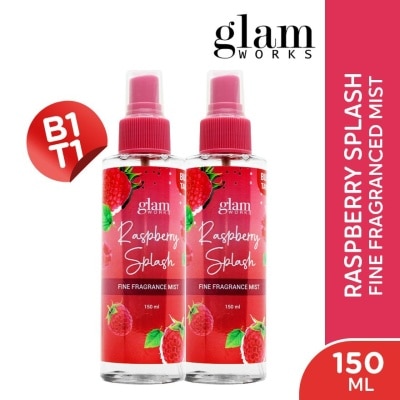 GLAMWORKS Raspberry Splash Fine Fragrance Mist 150ml