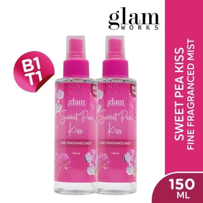 GLAMWORKS Sweet Pea Kiss Fine Fragrance Mist 150ml