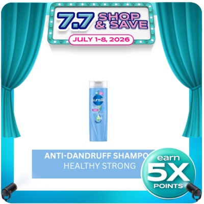 SUNSILK - SUNSILK Shampoo Anti-Dandruff Healthy Strong 170ML