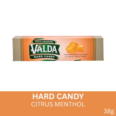 VALDA VALDA Citrus Menthol Hard Candy 12s 38g