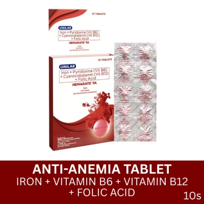 HEMARATE HEMARATE FA Tablet  10s Pack