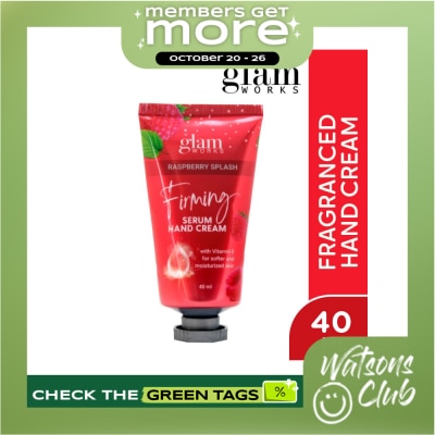 GLAMWORKS Raspberry Splash Fragrance Hand Cream 40ml image