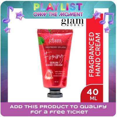GLAMWORKS - Raspberry Splash Fragrance Hand Cream 40ml