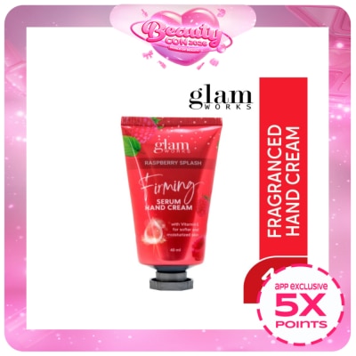 GLAMWORKS - Raspberry Splash Fragrance Hand Cream 40ml