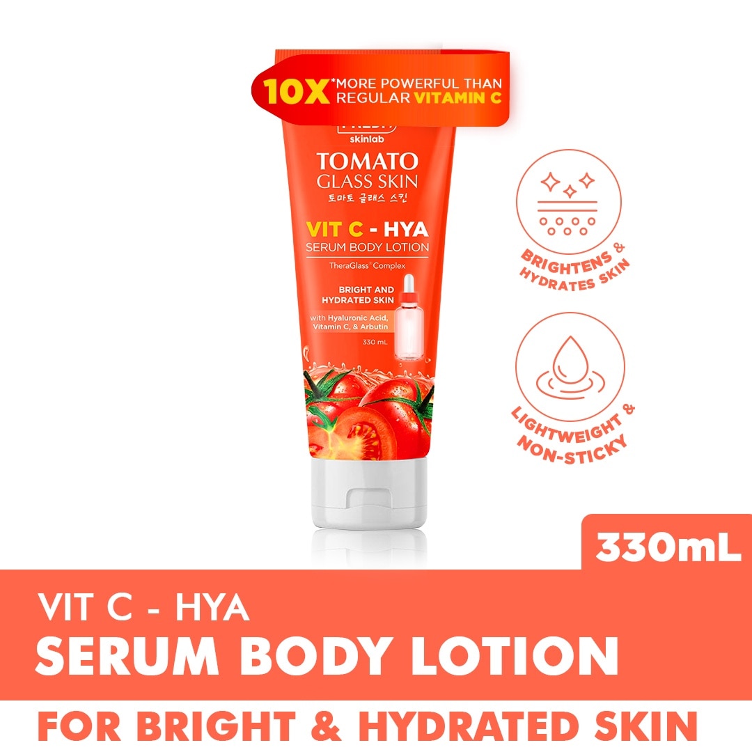 Tomato Glass Skin Vit C - Hya Serum Body Lotion 330mL