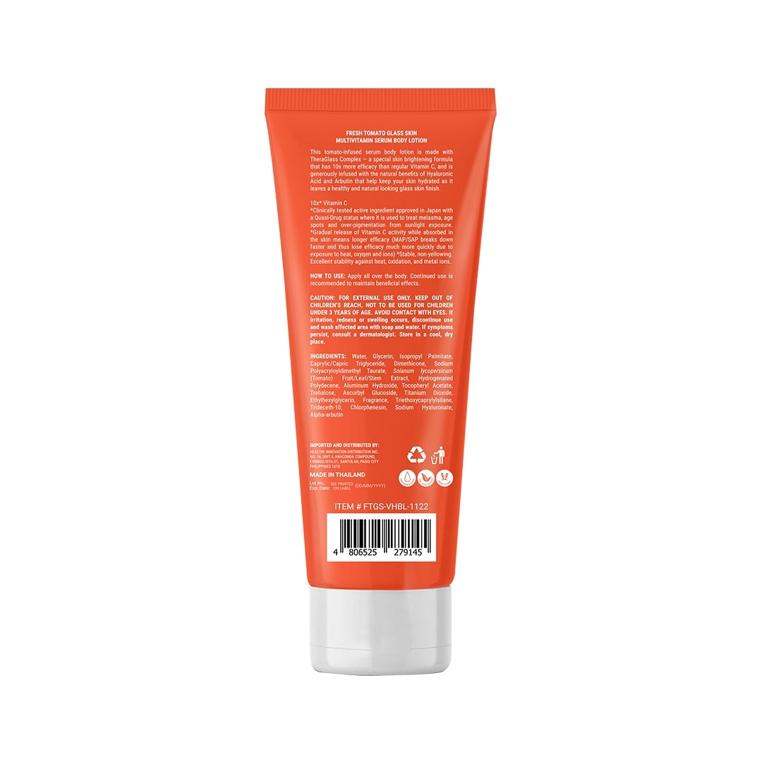 Tomato Glass Skin Vit C - Hya Serum Body Lotion 330mL