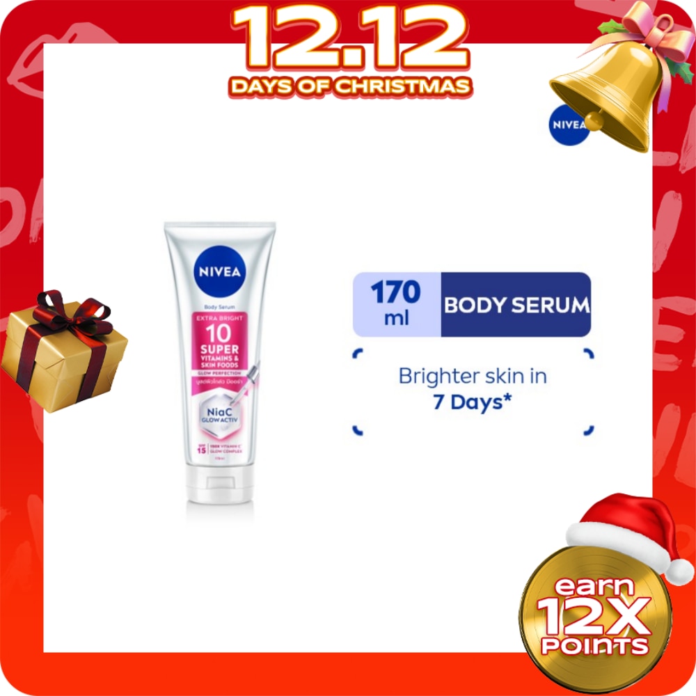 NIVEA Extra Bright 10 Super Vitamins Serum 170ml