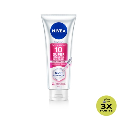 NIVEA NIVEA Extra Bright 10 Super Vitamins Serum 300ml