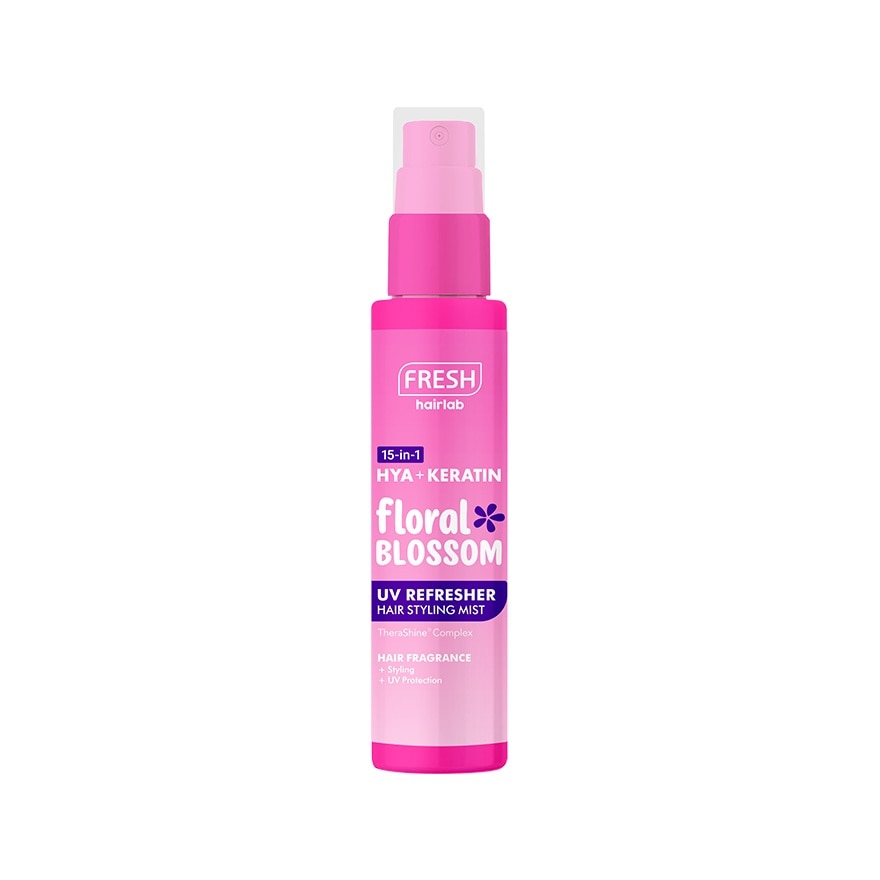 15 in 1 Hya+Keratin Floral Blossom UV Refresher Hair Styling Mist 50mL