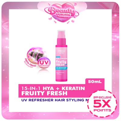 FRESH - 15 in 1 Hya+Keratin Fruity Fresh UV Refresher Hair Styling Mist 50mL