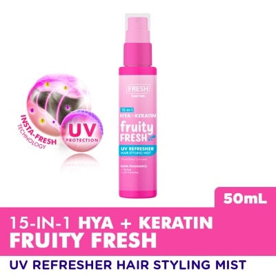 FRESH 15 in 1 Hya+Keratin Fruity Fresh UV Refresher Hair Styling Mist 50mL
