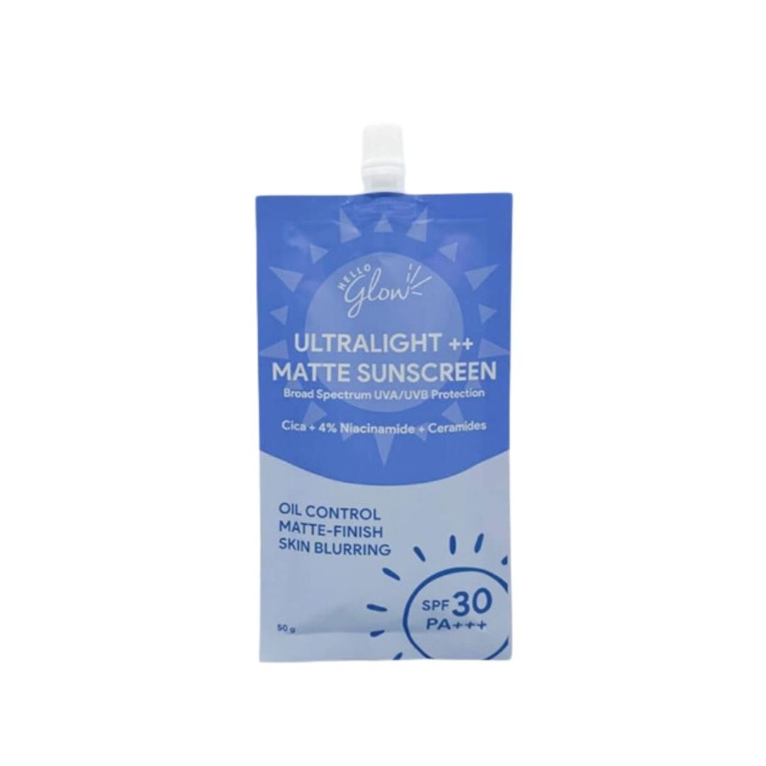 Hello Glow Ultralight ++ Matte Sunscreen Spf30 50G