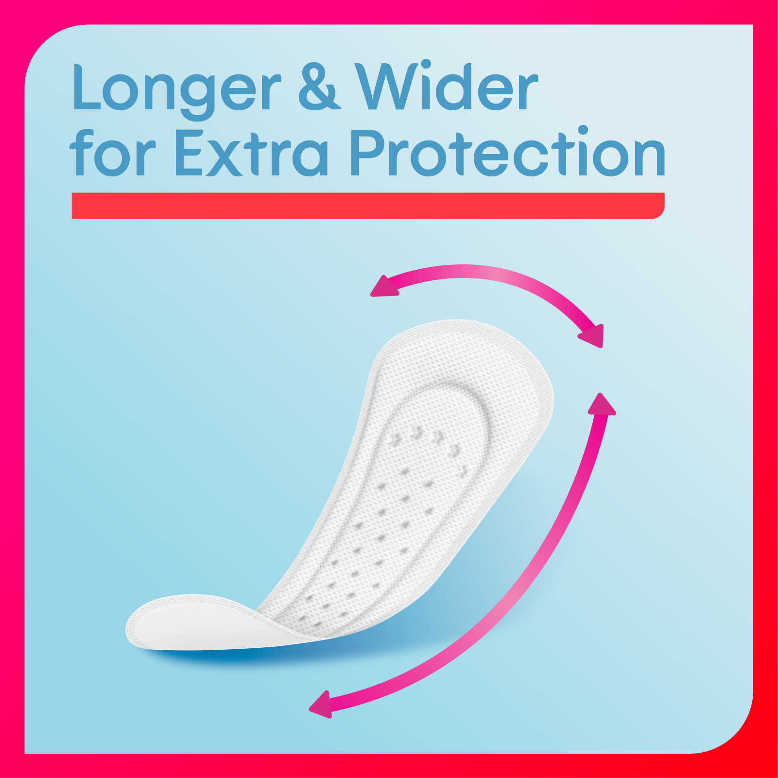 KOTEX Cooling Longer + Wider Liners 16s