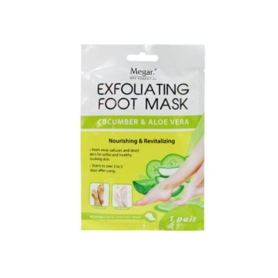 MEGAN Megan Exfoliating Foot Mask - Cucumber & Aloe Vera