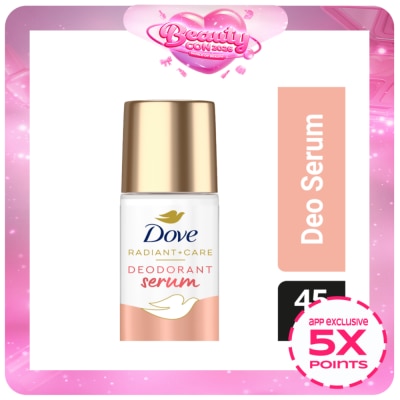 DOVE - Dove Radiant + Care Deodorant Serum Roll On 3% Niacinamide 10x Vitamin C&E Dark Marks Reducer 45ml