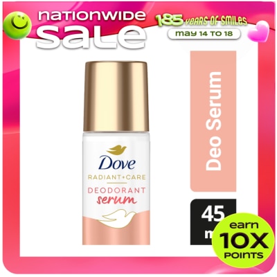DOVE - Dove Radiant + Care Deodorant Serum Roll On 3% Niacinamide 10x Vitamin C&E Dark Marks Reducer 45ml