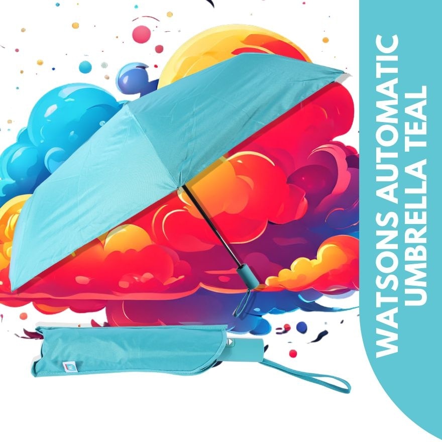 WATSONS Automatic Umbrella Teal