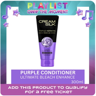 CREAMSILK - Triple Keratin Rescue Ultimate Bleach Enhance Purple Conditioner 300ml
