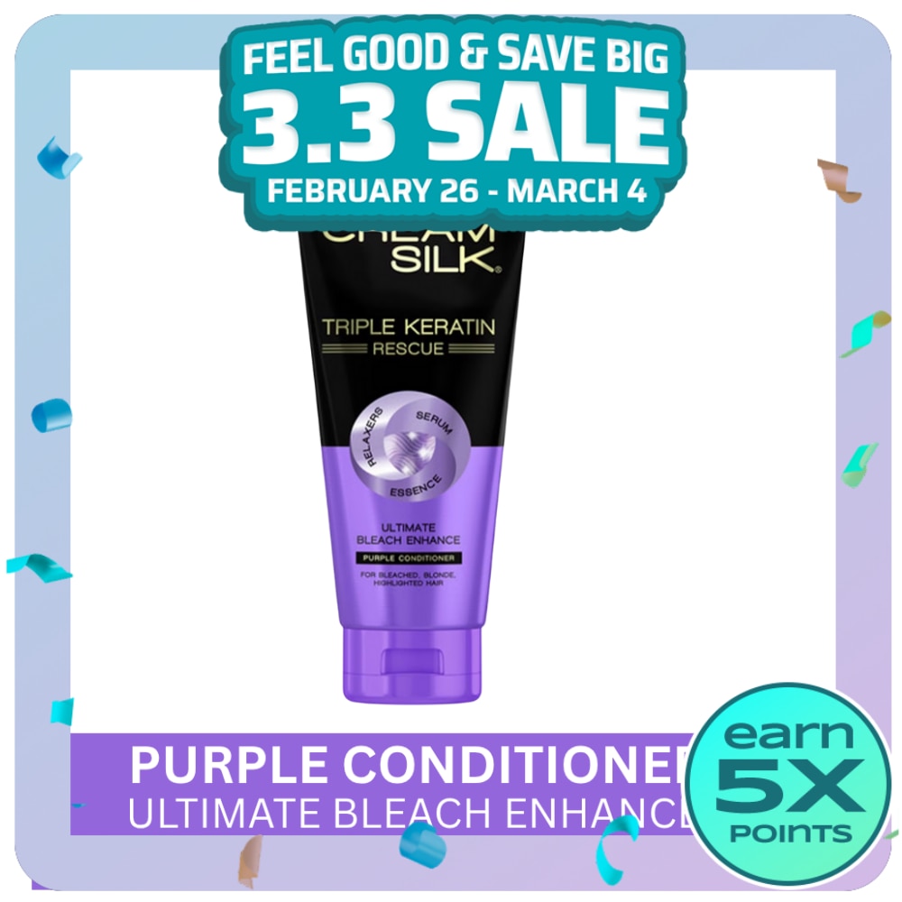 Triple Keratin Rescue Ultimate Bleach Enhance Purple Conditioner 300ml