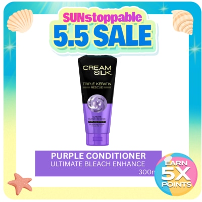 CREAMSILK - Triple Keratin Rescue Ultimate Bleach Enhance Purple Conditioner 300ml