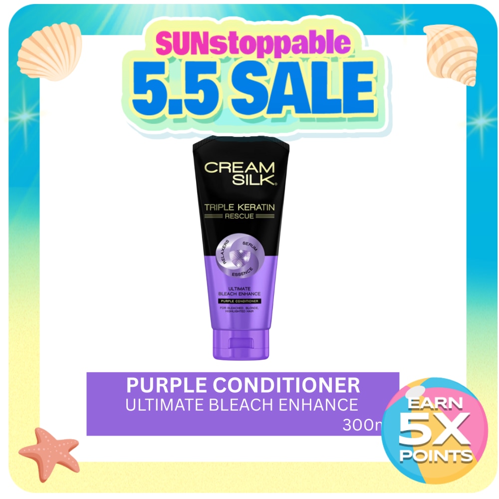 Triple Keratin Rescue Ultimate Bleach Enhance Purple Conditioner 300ml