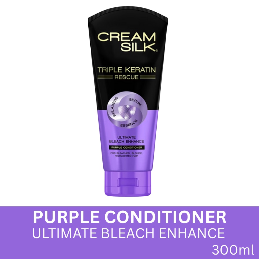 Triple Keratin Rescue Ultimate Bleach Enhance Purple Conditioner 300ml