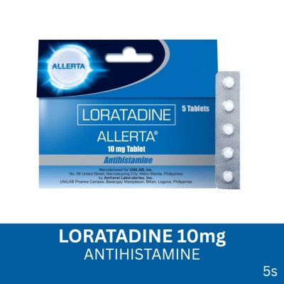 ALLERTA, Allerta 10Mg Tab 5 | Watsons Philippines